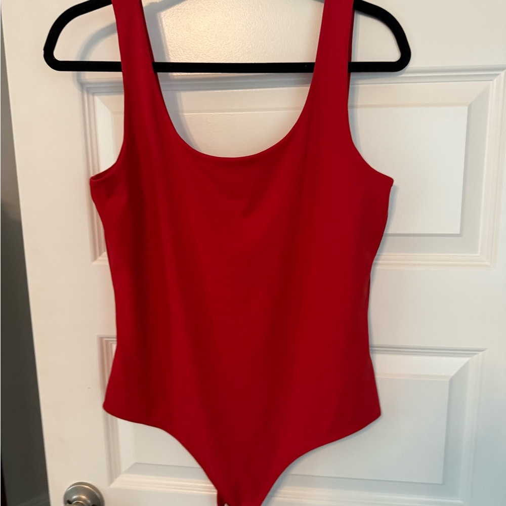 Red One-Piece Swimsuit